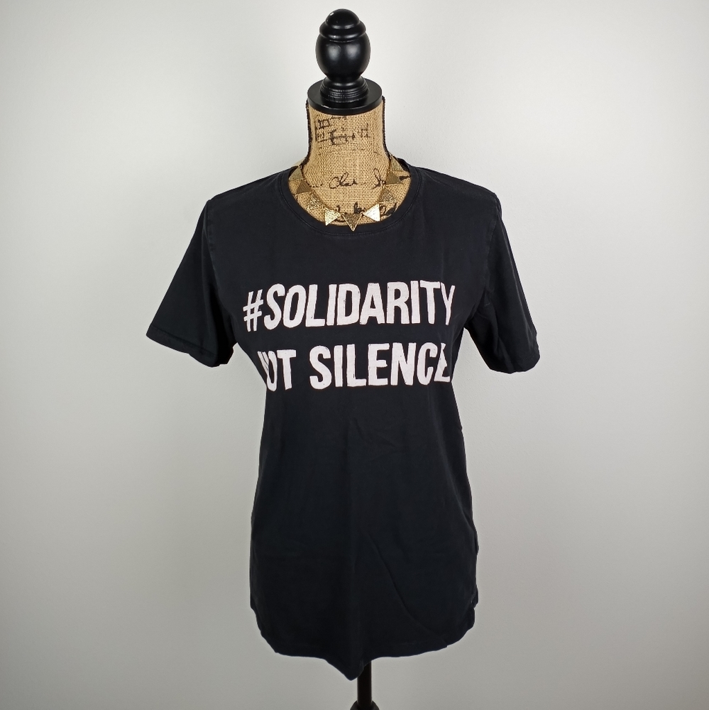 #Solidarity Not Silence Tshirt ✊🖤